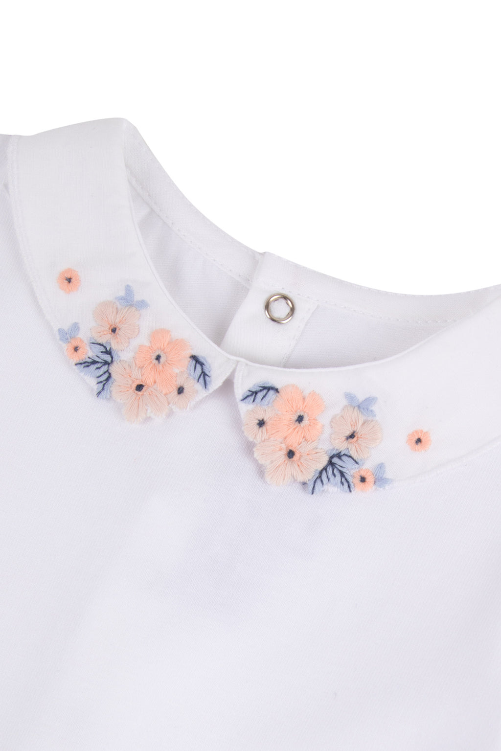 Body - Pale pink Collar Embroidered