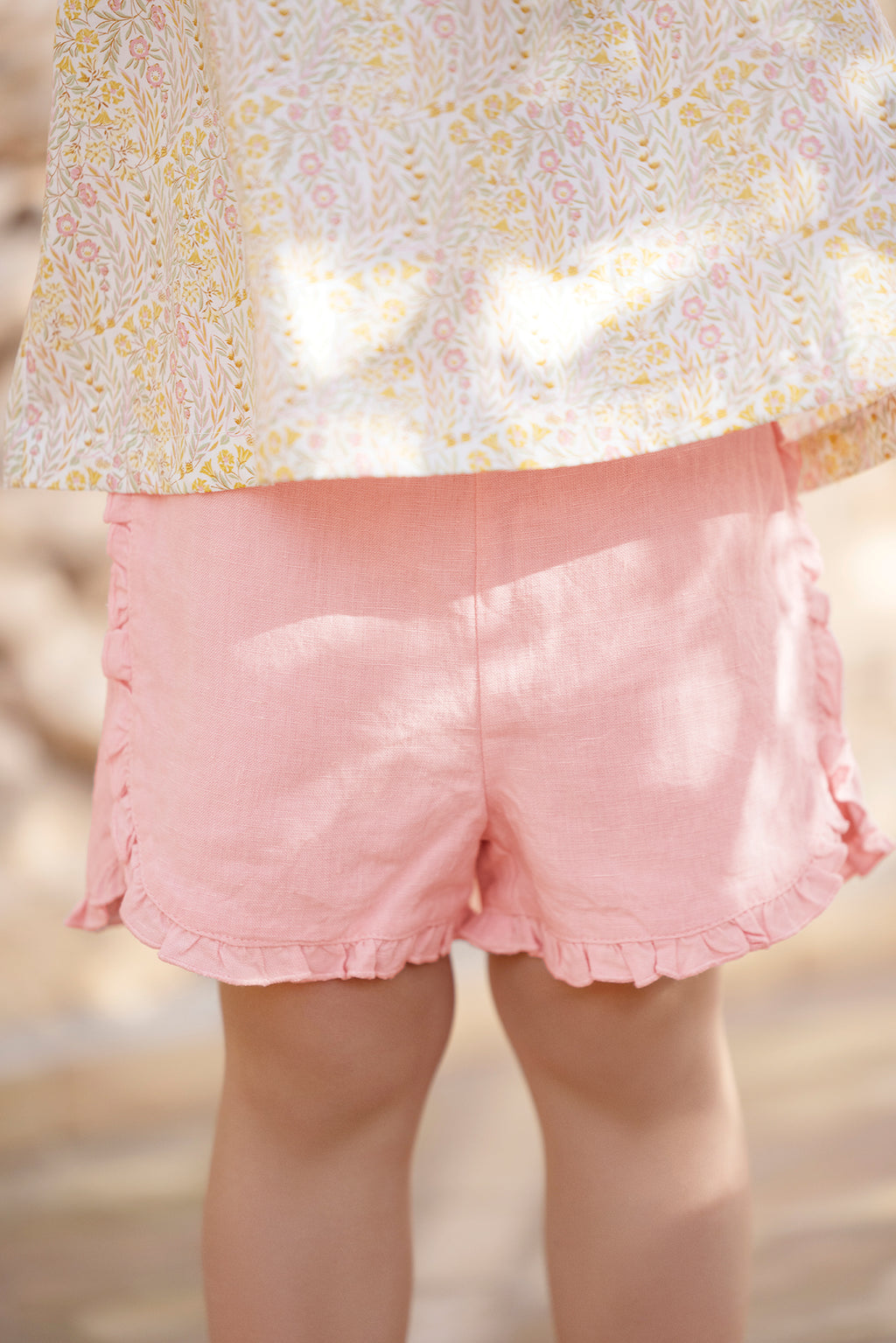 Short - Pink Linen