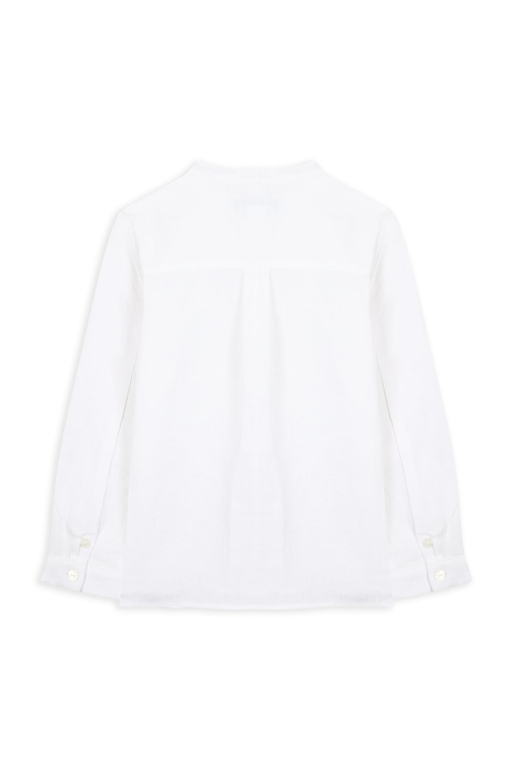 Camicia - Bianco biancheria Colletto alla coreana