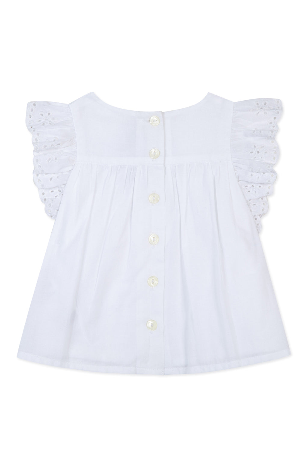 Blouse - Blanc broderies anglaises