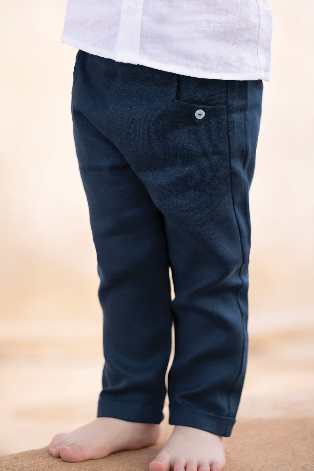 Pantaloni - Blu navy biancheria