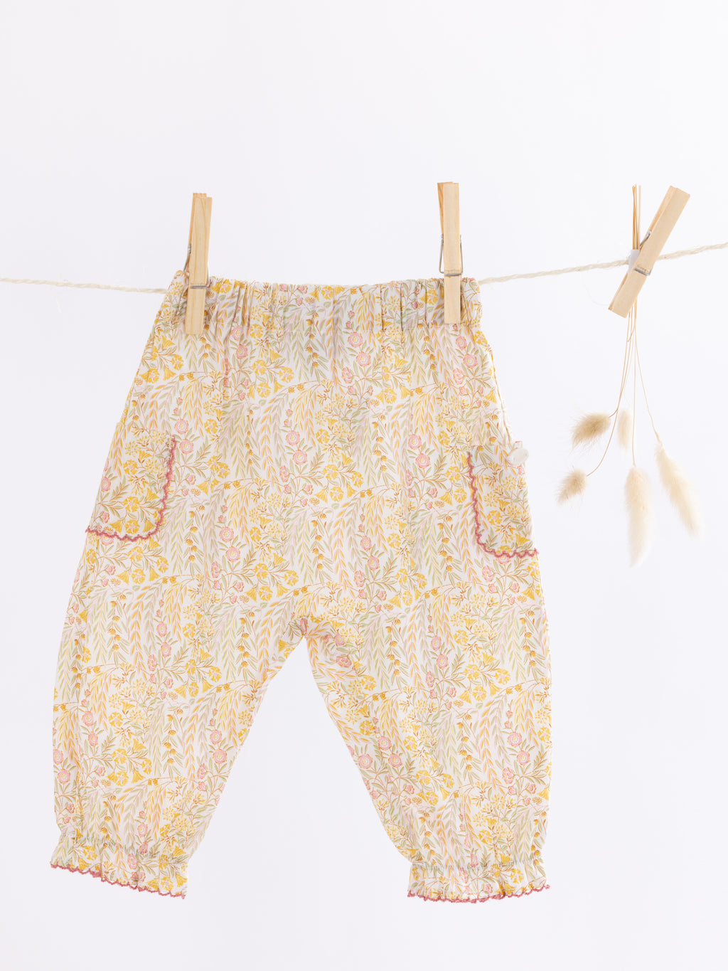 Trousers - Fabric Liberty litchi