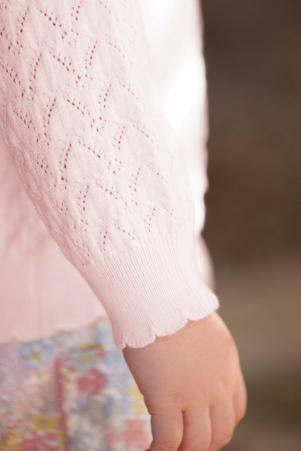 Cardigan - Pale pink Knitwear openwork