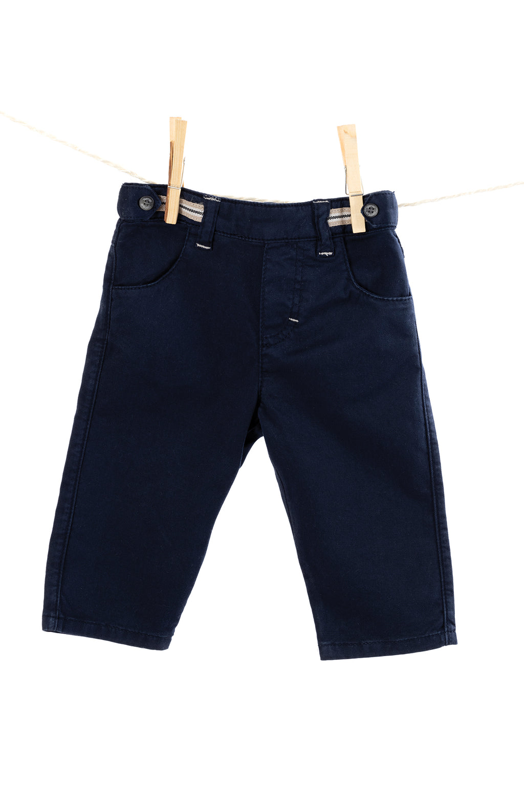 Pantaloni - Blu navy Twill