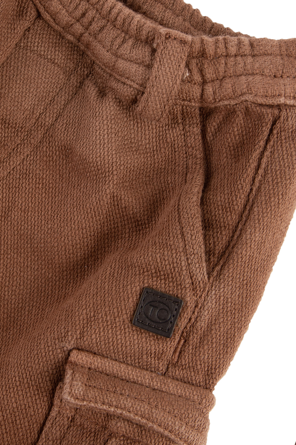 Pantalon - Cargo marrón Lino