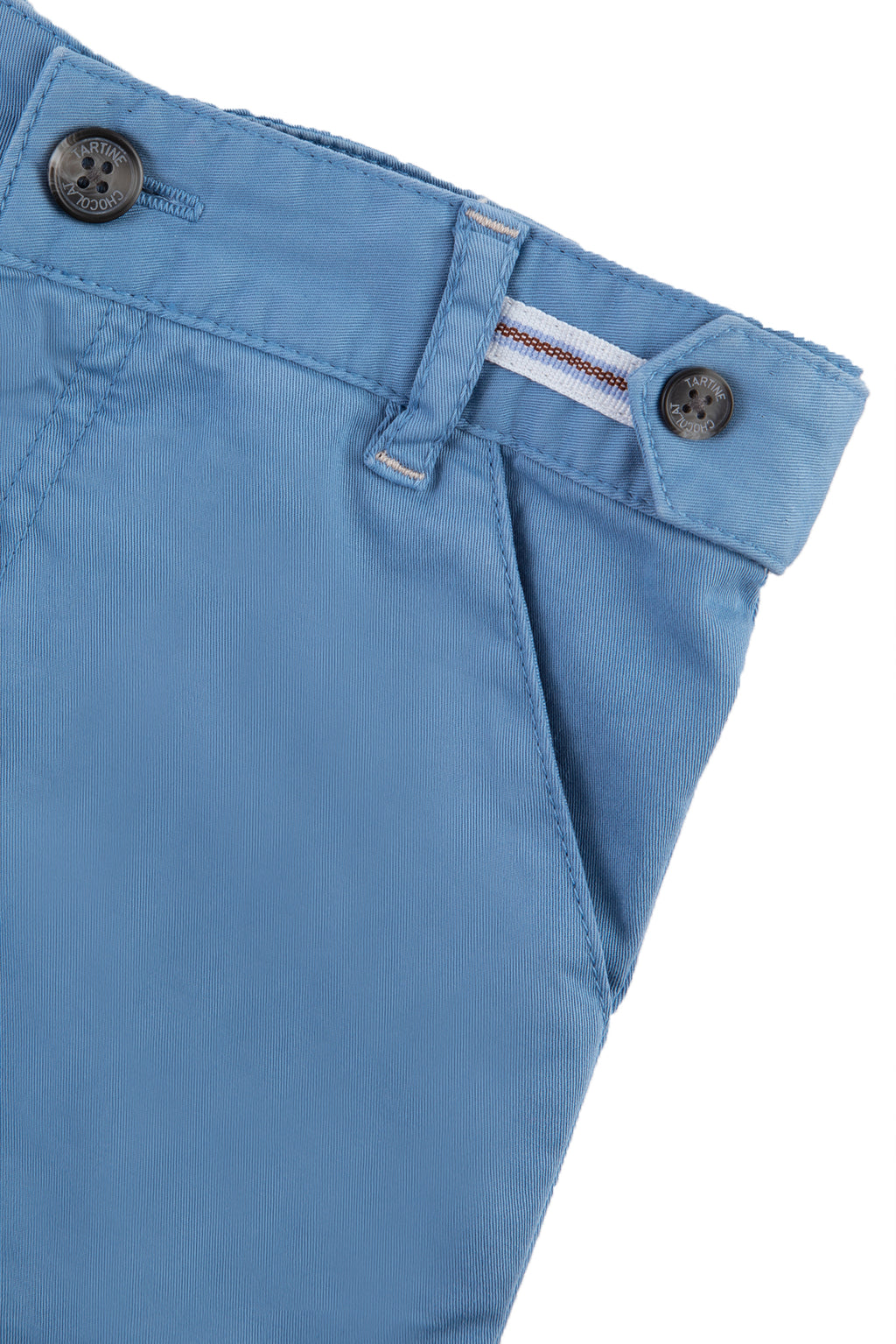 Pantaloncino - Cotton Azure Twill