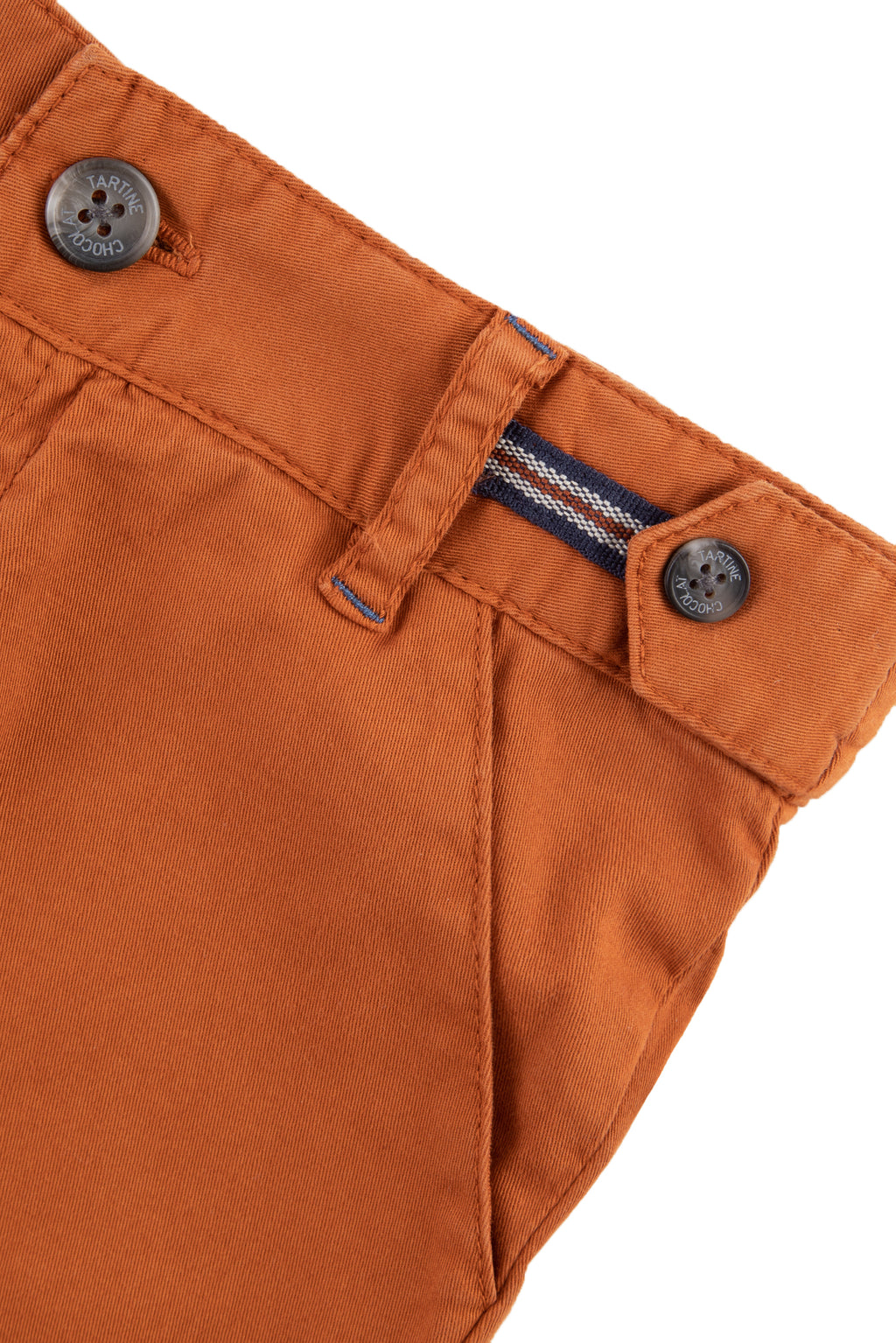 Pantaloncino - Brown di cotone Twill