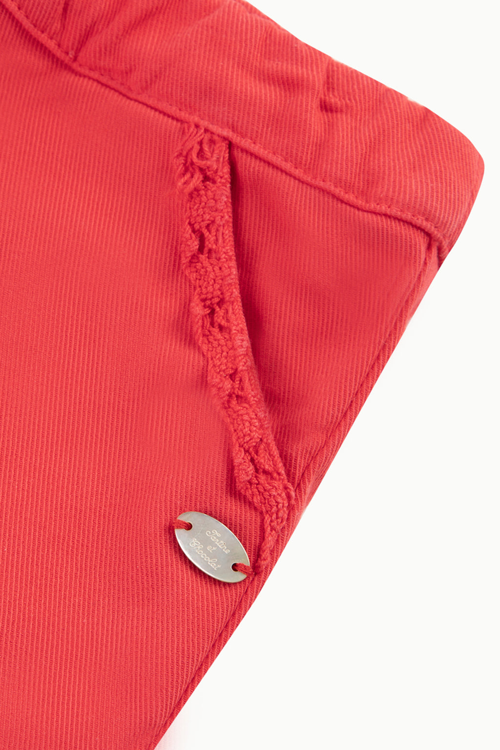 Pantaloncino - Rosso cotone