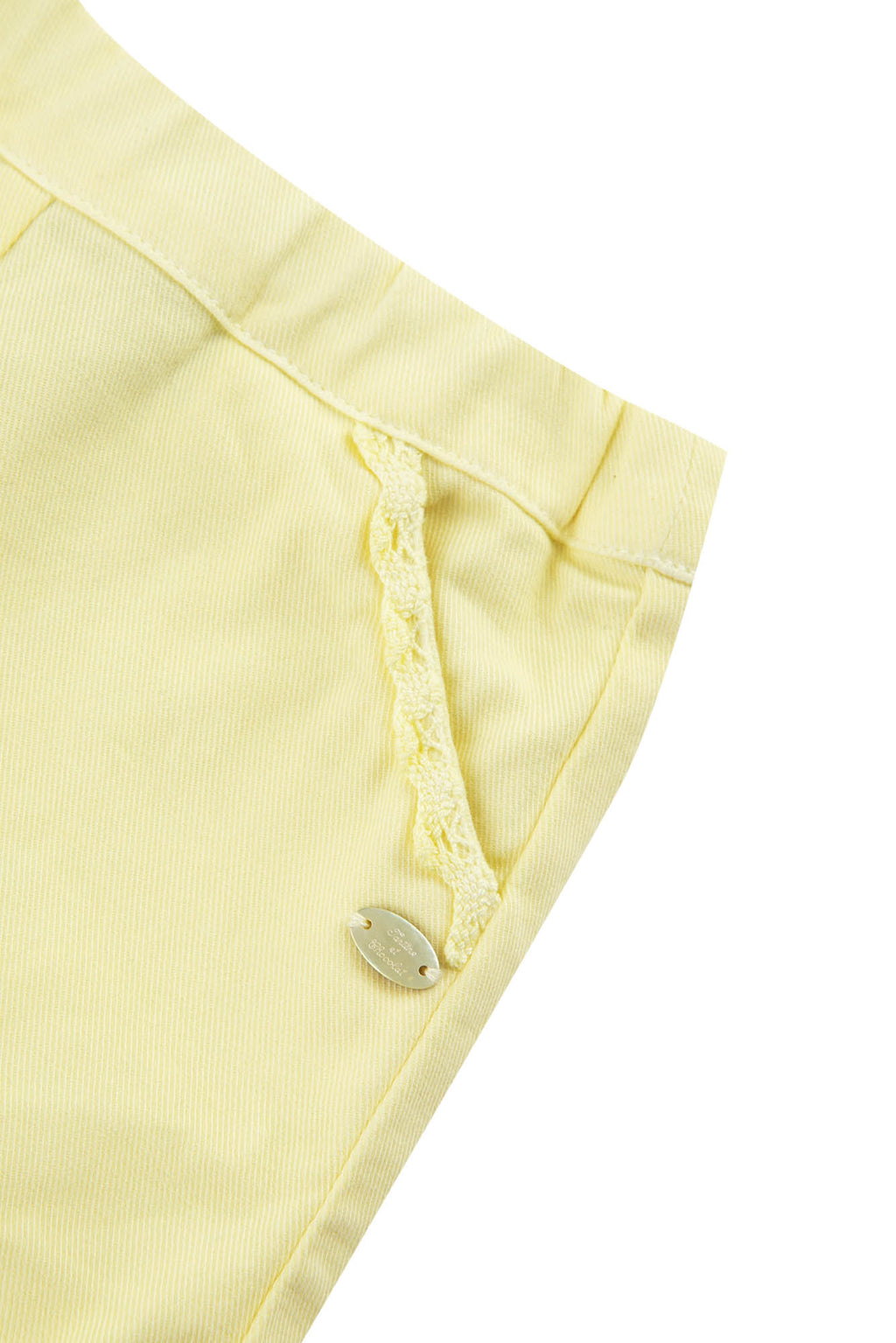 Short - Amarillo algodón