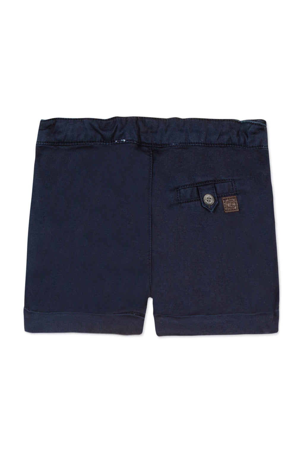 Pantaloncino - Blu navy cotone Twill