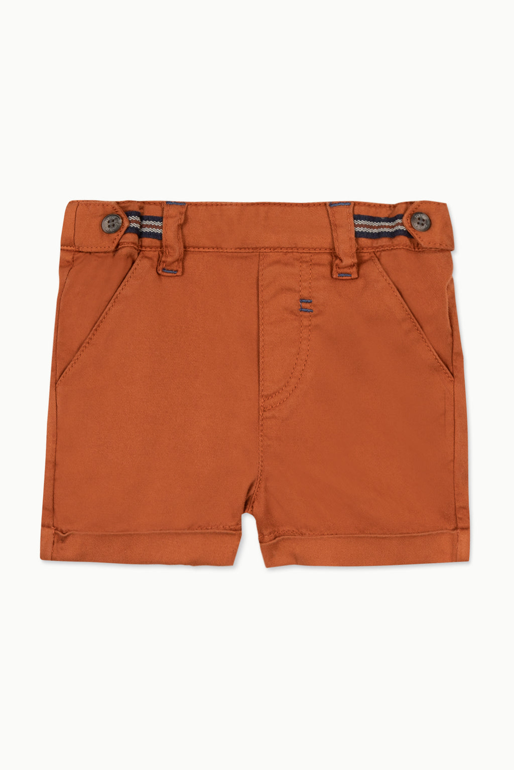 Pantaloncino - Brown di cotone Twill