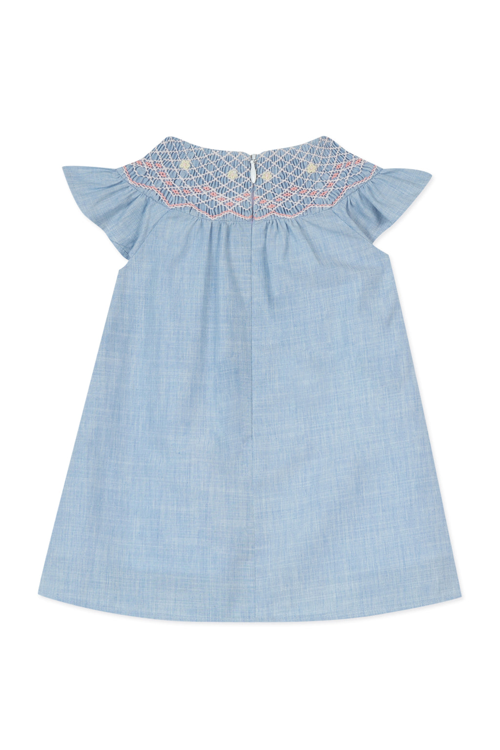 Dress - Sky blue embroidery