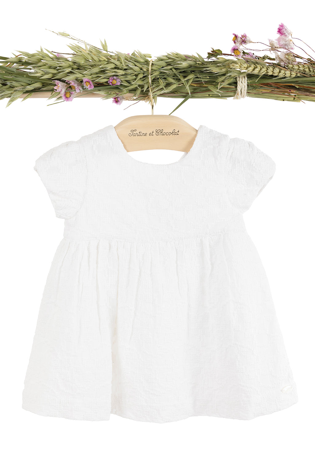 Dress - White Embrodery classic