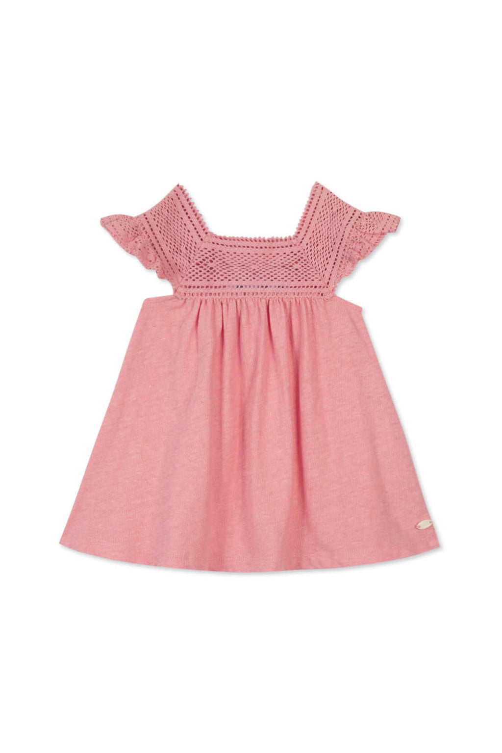 Dress - Pink cotton hook