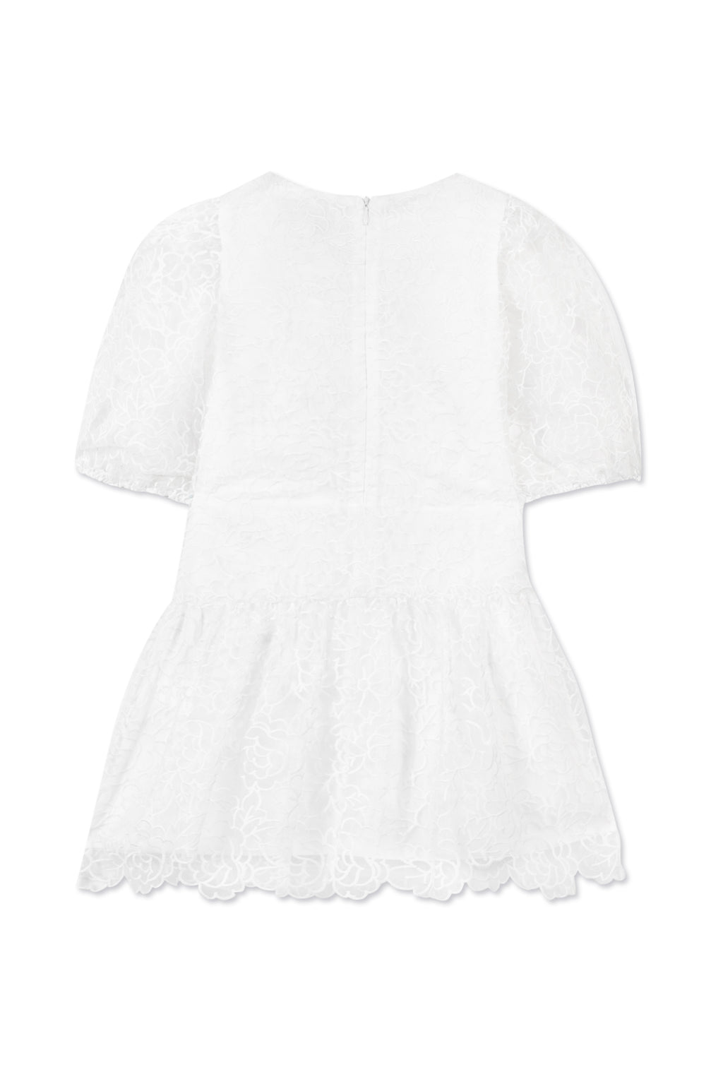 Dress - White organza