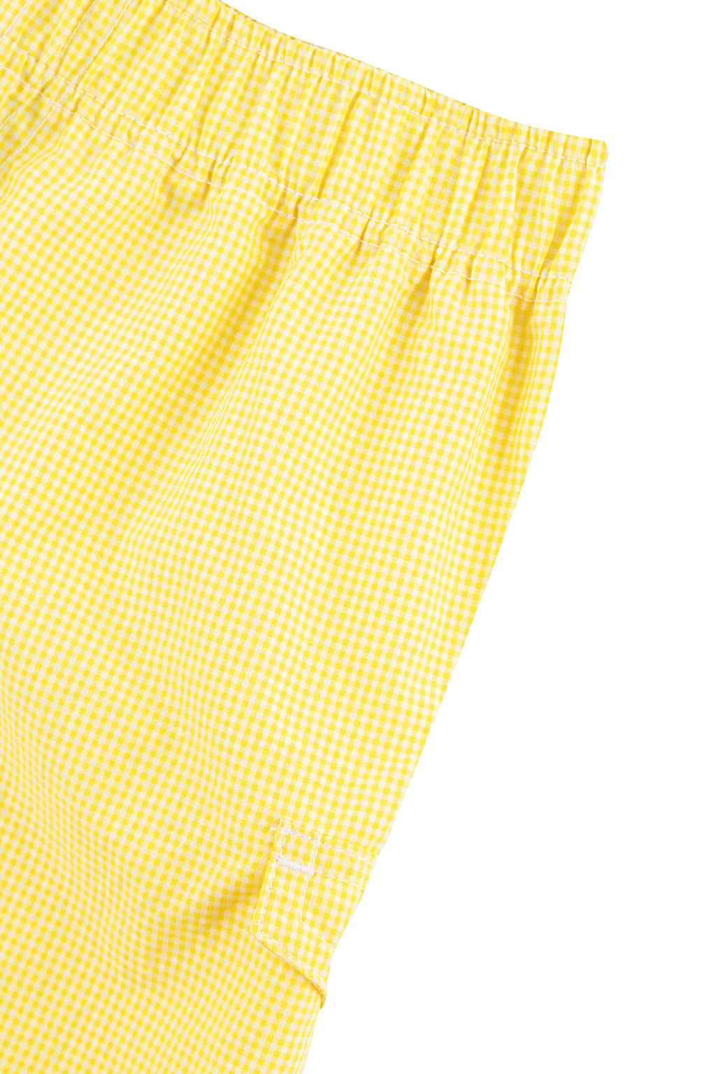 Badeanzug - Gelb Zweifarbiges Gingham