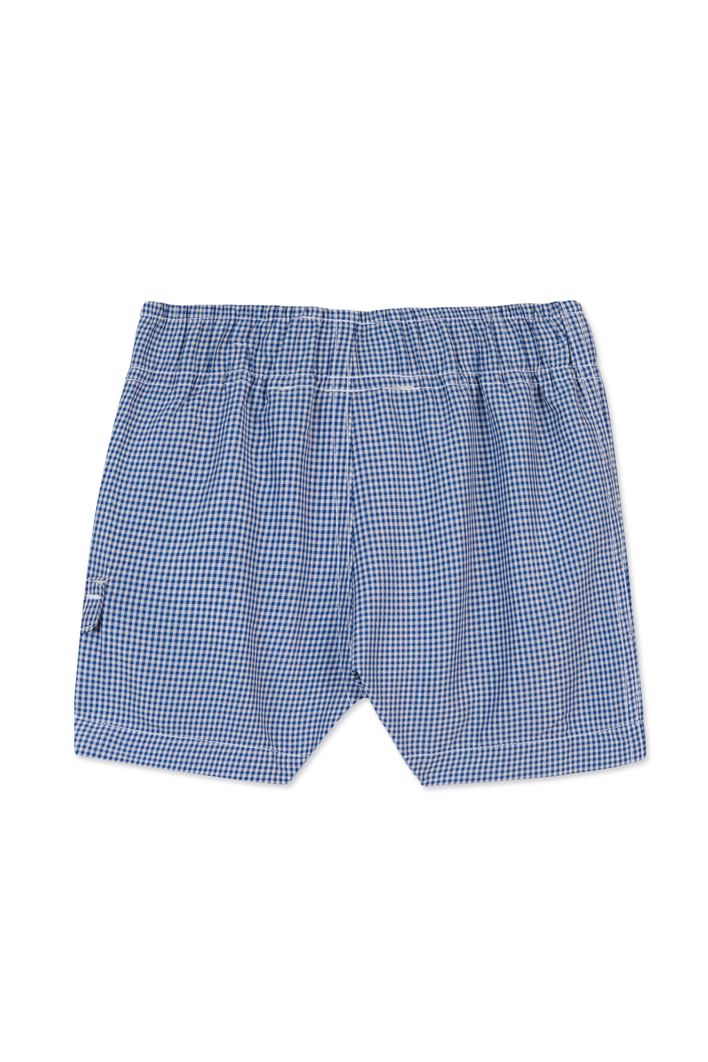 Swimsuit - Navy Two-tone gingham