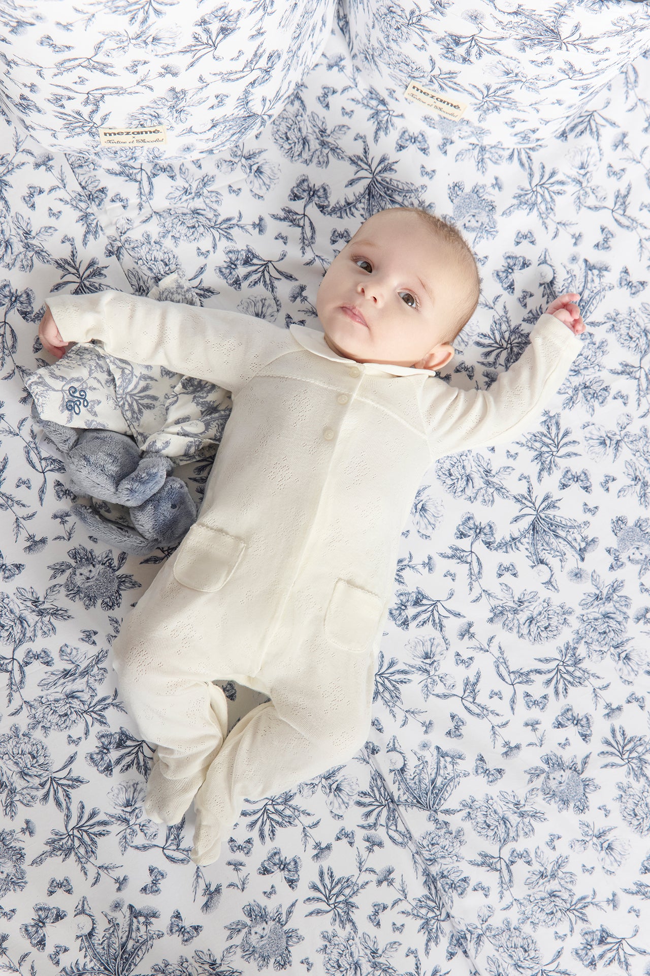 alfombra de la vida toile de jouy Azul - Mèzamé x Tartine et Chocolat