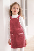 Vestito - Salopette Velluto Rosa