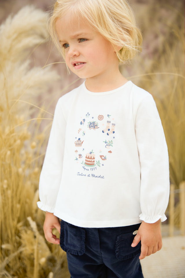 T-shirt - Ecru Illustration calendar - Image principale