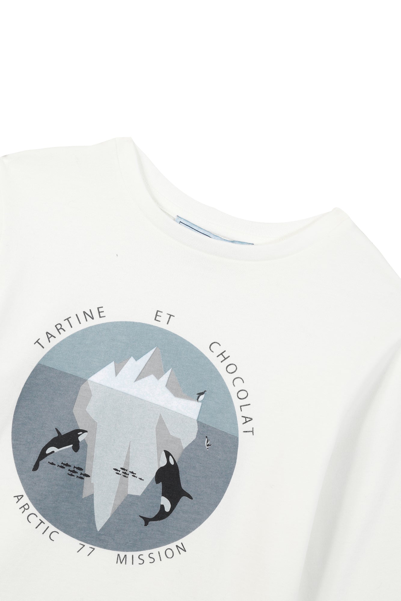 T-shirt Blue Illustration boy Tartine et Chocolat