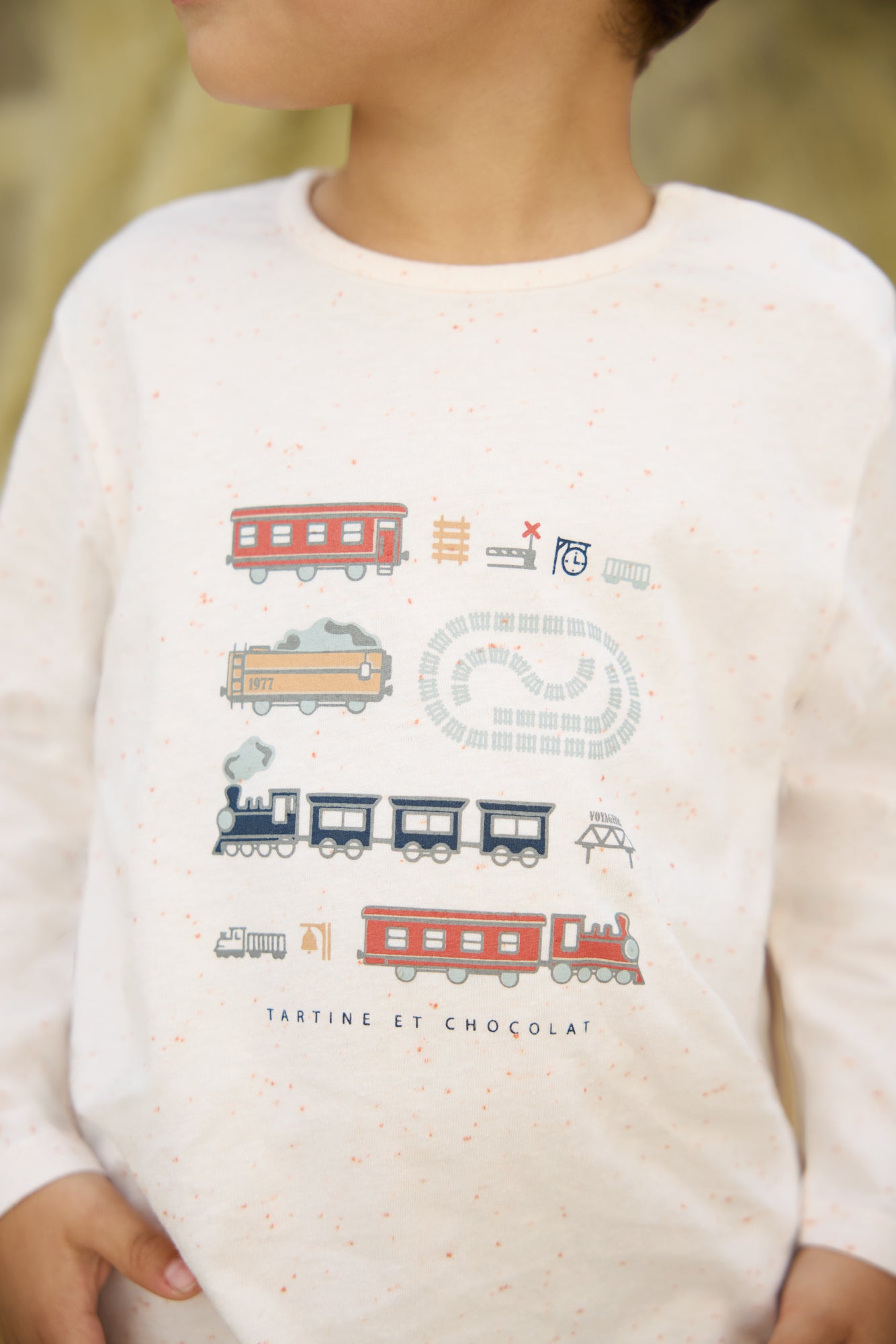 T-Shirt - Illustration Eisenbahn