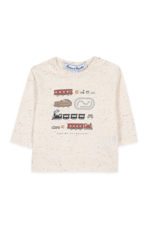 T-shirt - Railway illustration - Image principale