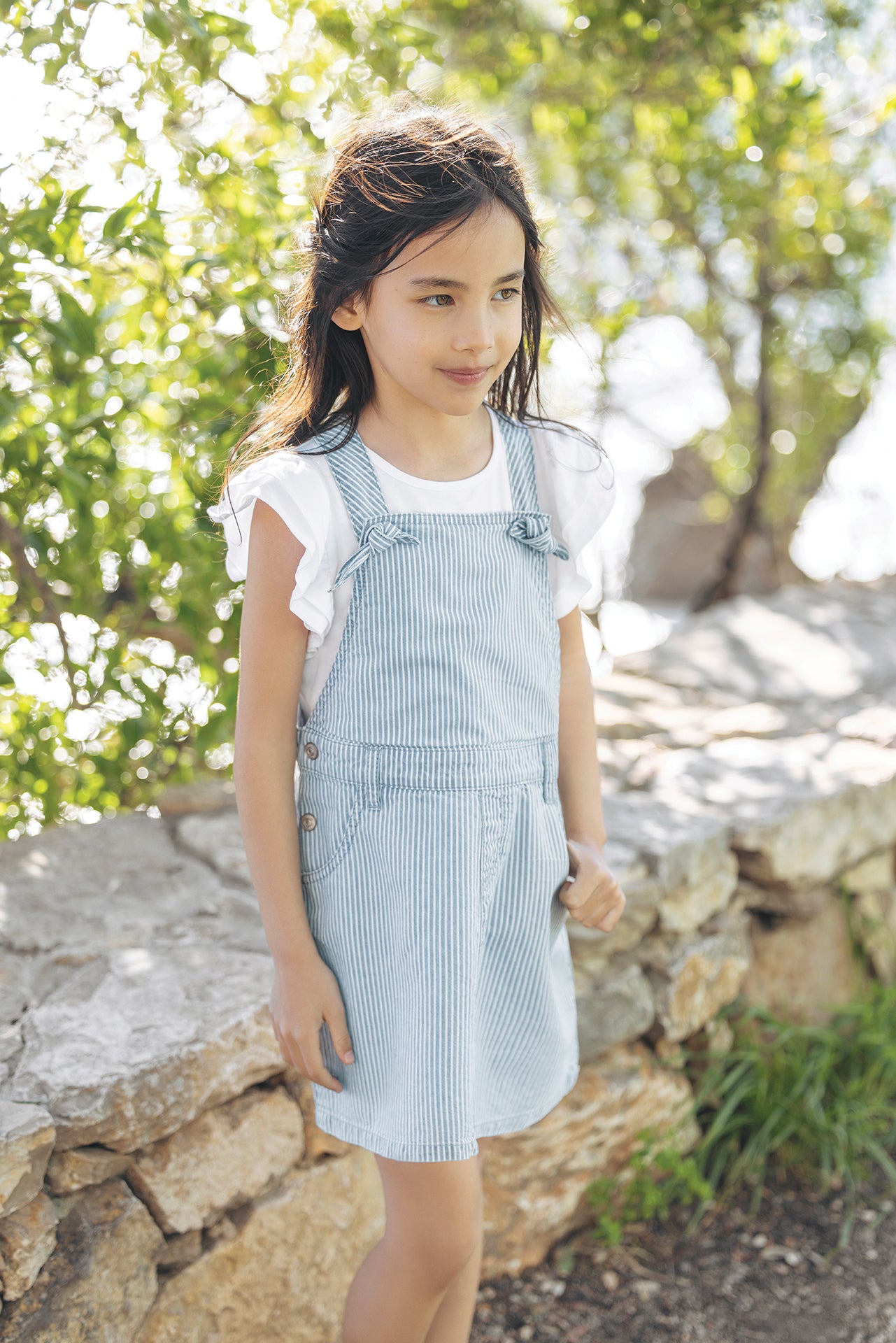 Kleid - Blau gestreift