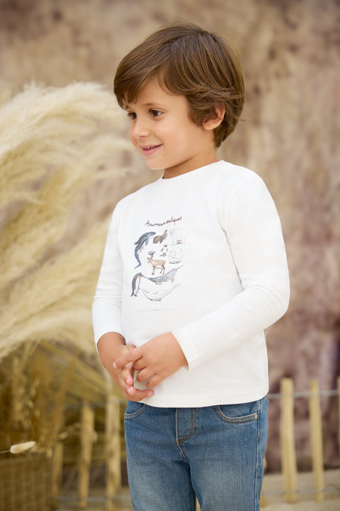 T-Shirt - Illustration Nordpoltiere - Image principale