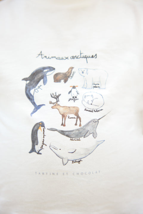 T-shirt - Illustration North Pole Animals - Image principale