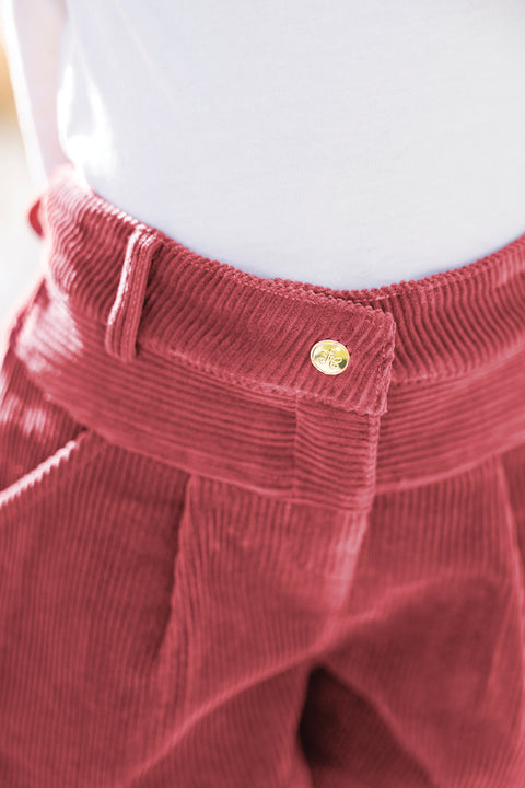 Short - Pink raspberry Velvet - Image principale