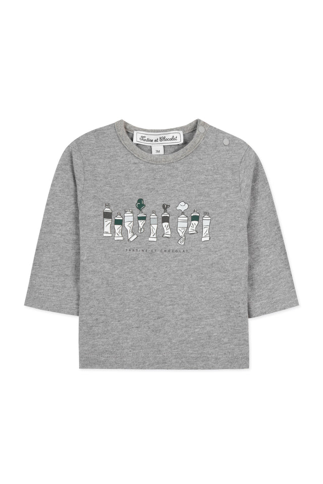 T-shirt - Illustration malerei - Image principale