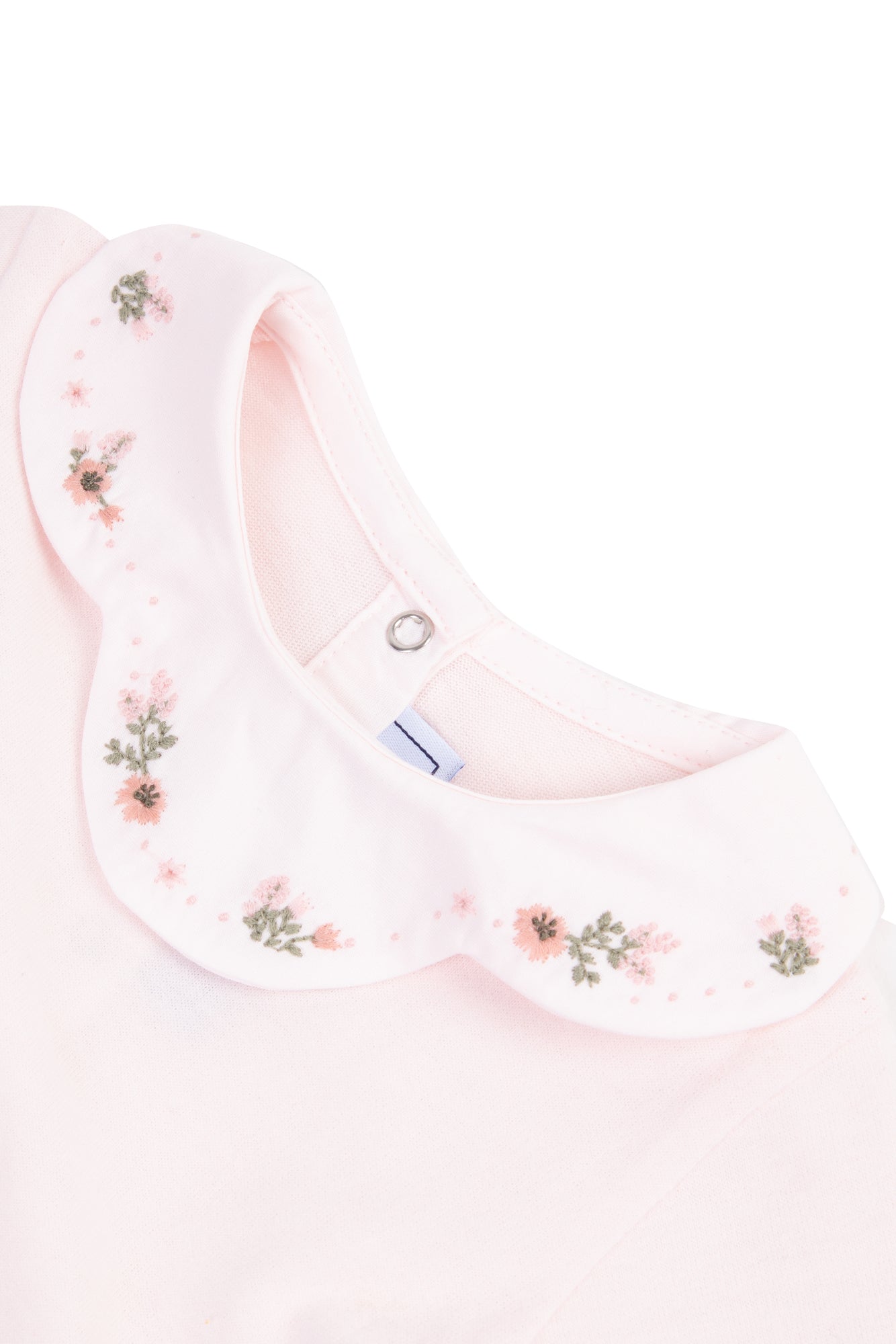 Body - Blassrosa Stickerei blumig