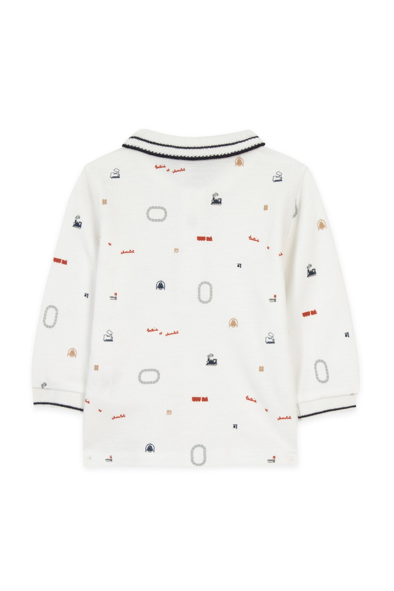 Poloshirt - Illustration Eisenbahn