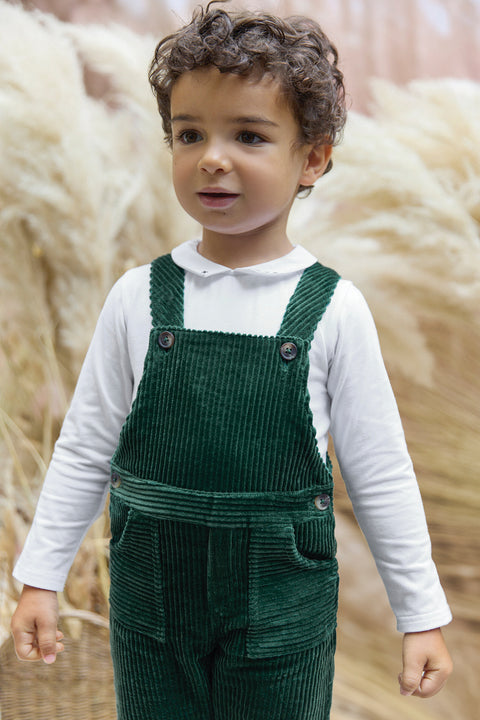 Dungaree - Green Corduroy - Image principale