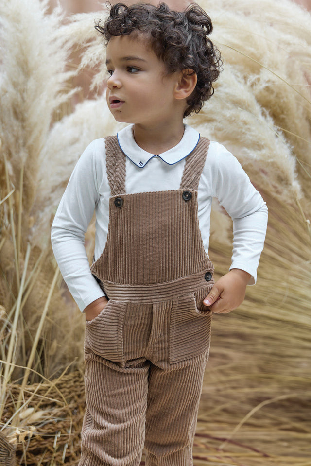 Salopette - Chataigne velours côtelé - Image principale