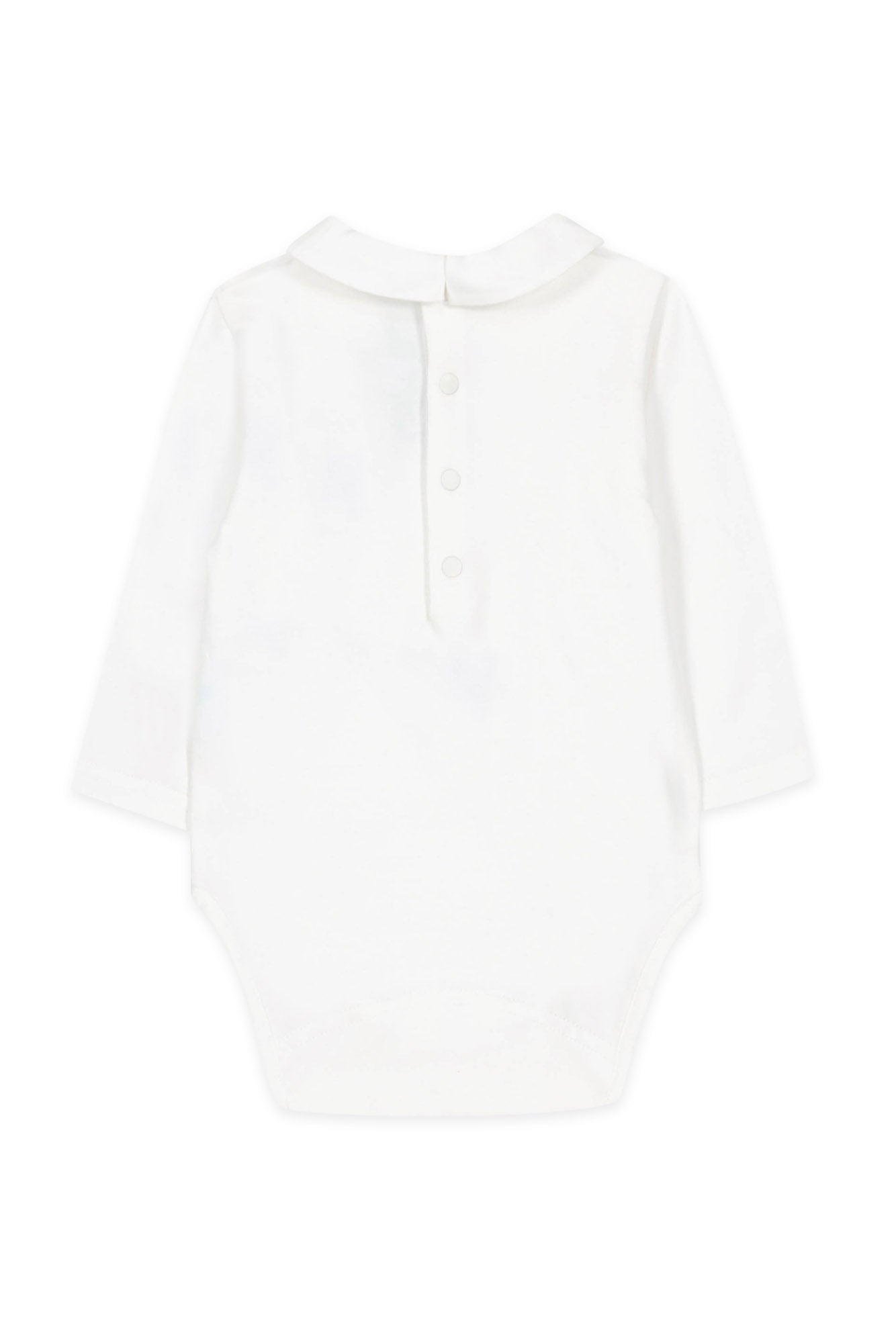 Romper - Puntige kraag Borduurwerk hond