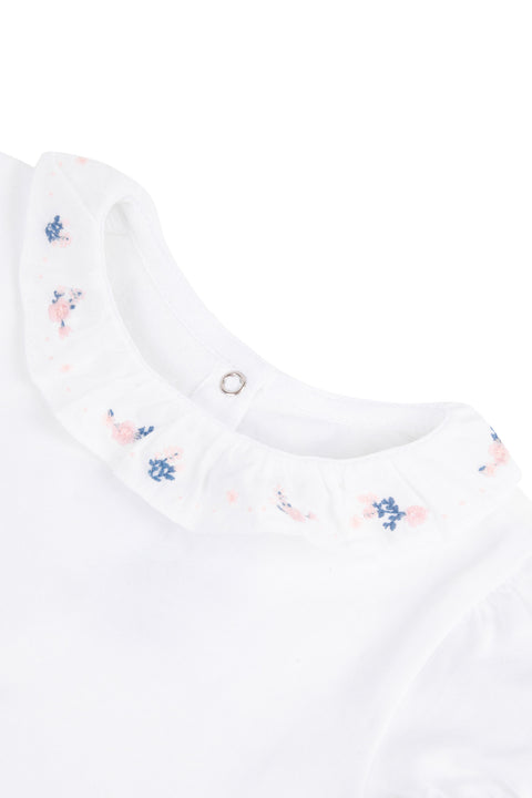 Body - White Collar flowery - Image principale