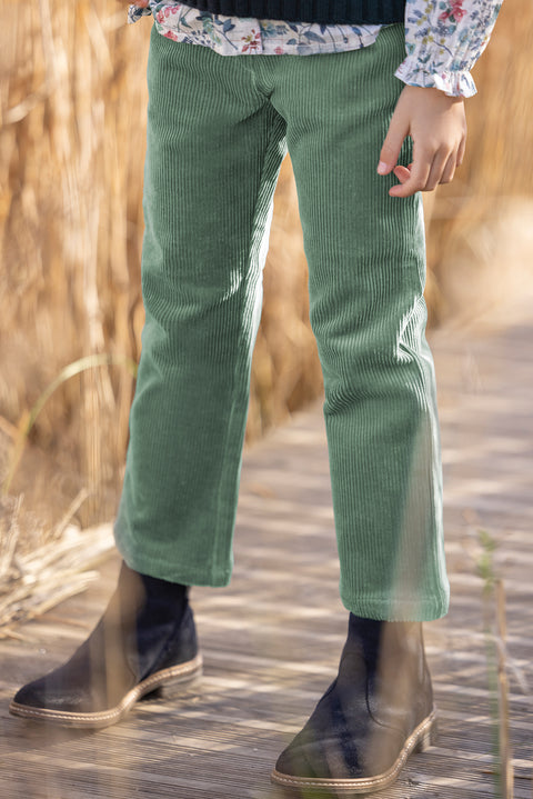 Hose - Grün Cord - Image principale