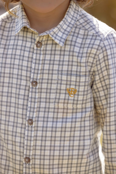 Shirt - Check Blue Greye - Image principale