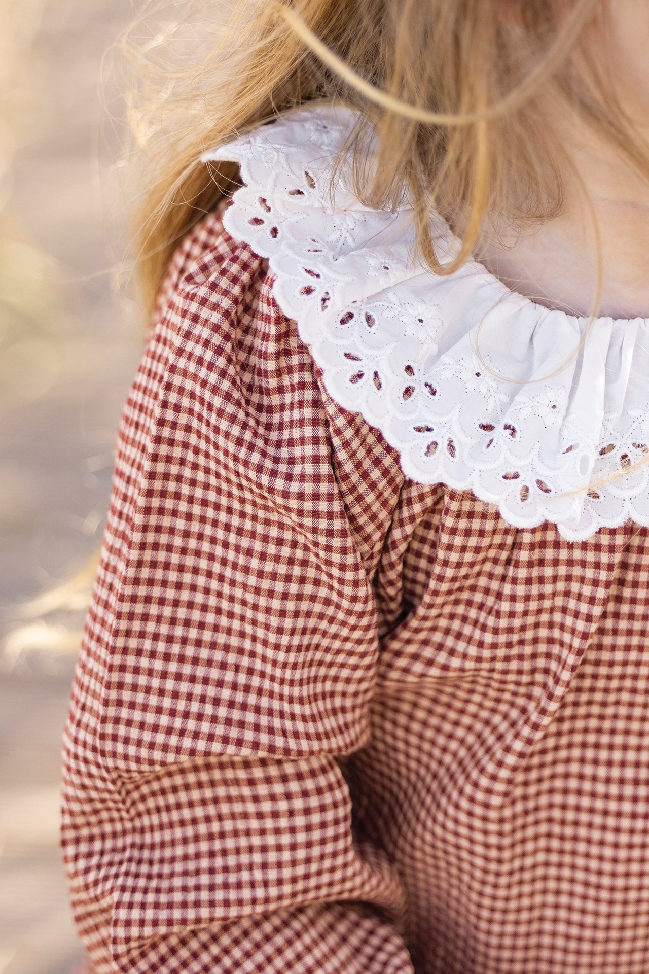 Bluse - kleines Muster Karo