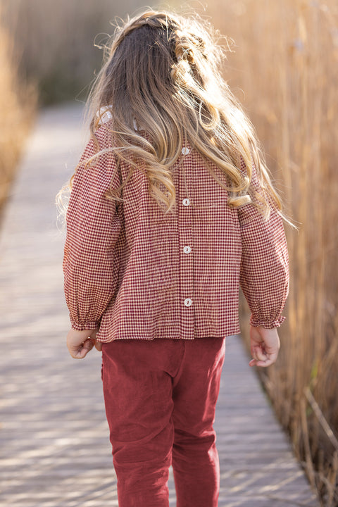 Blouse - Small pattern Check - Image principale