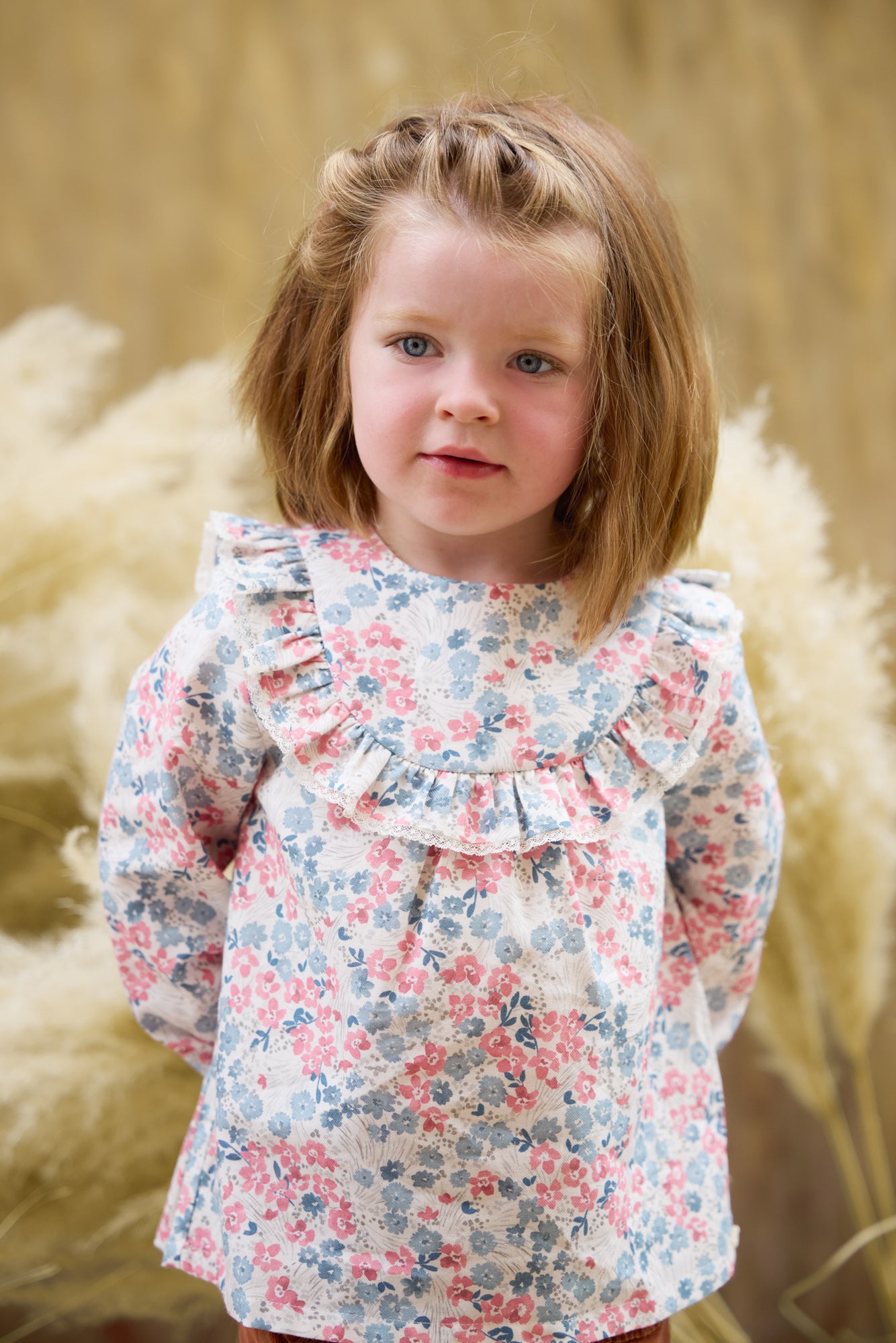 Blusa - Flor de frambuesa