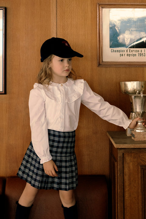 Skirt - Navy has Check - Image principale