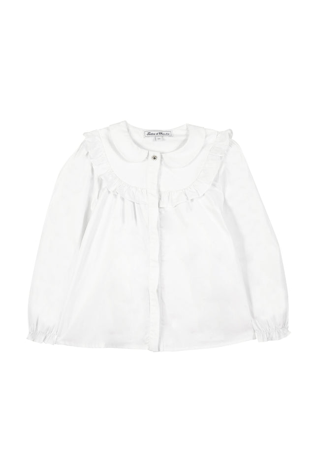 Blouse - Blanc popeline - Image principale