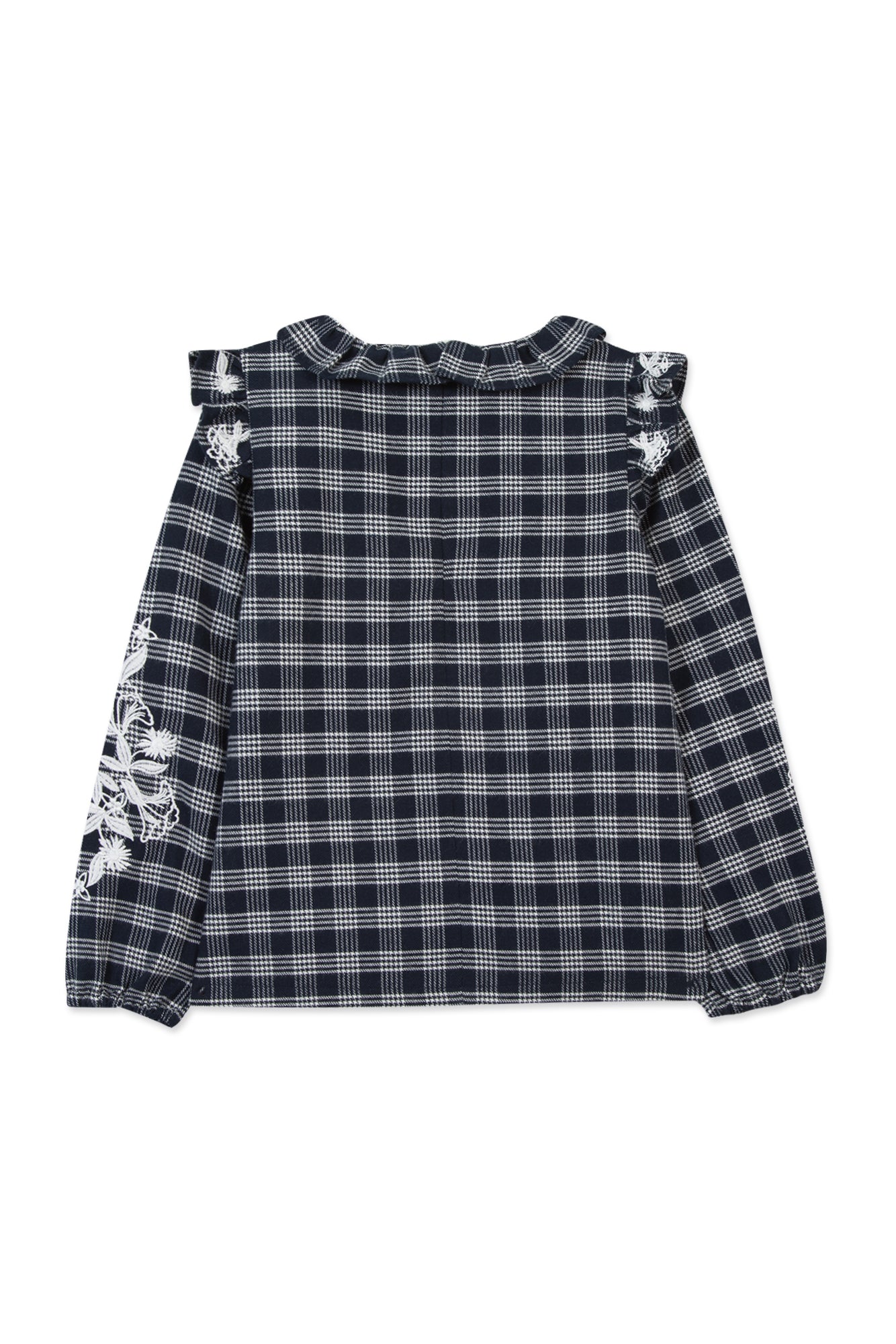 Bluse - Marineblau hat Karo