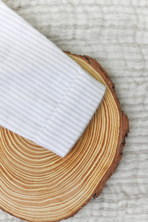 Shirt - Light grey striped - Image principale