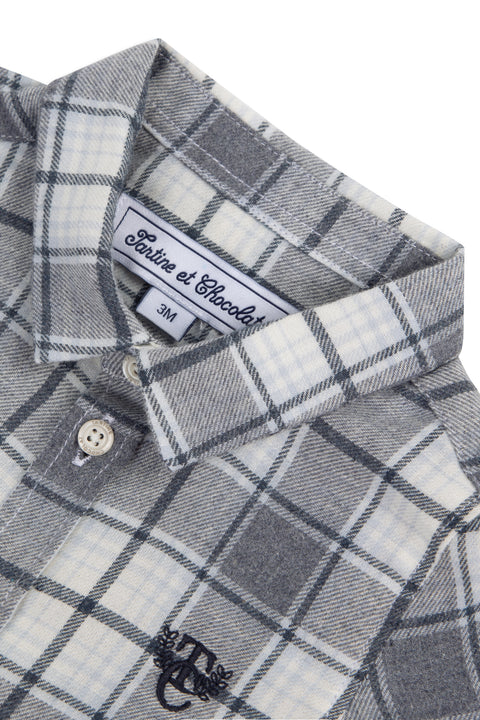 Shirt - Light grey Check - Image principale