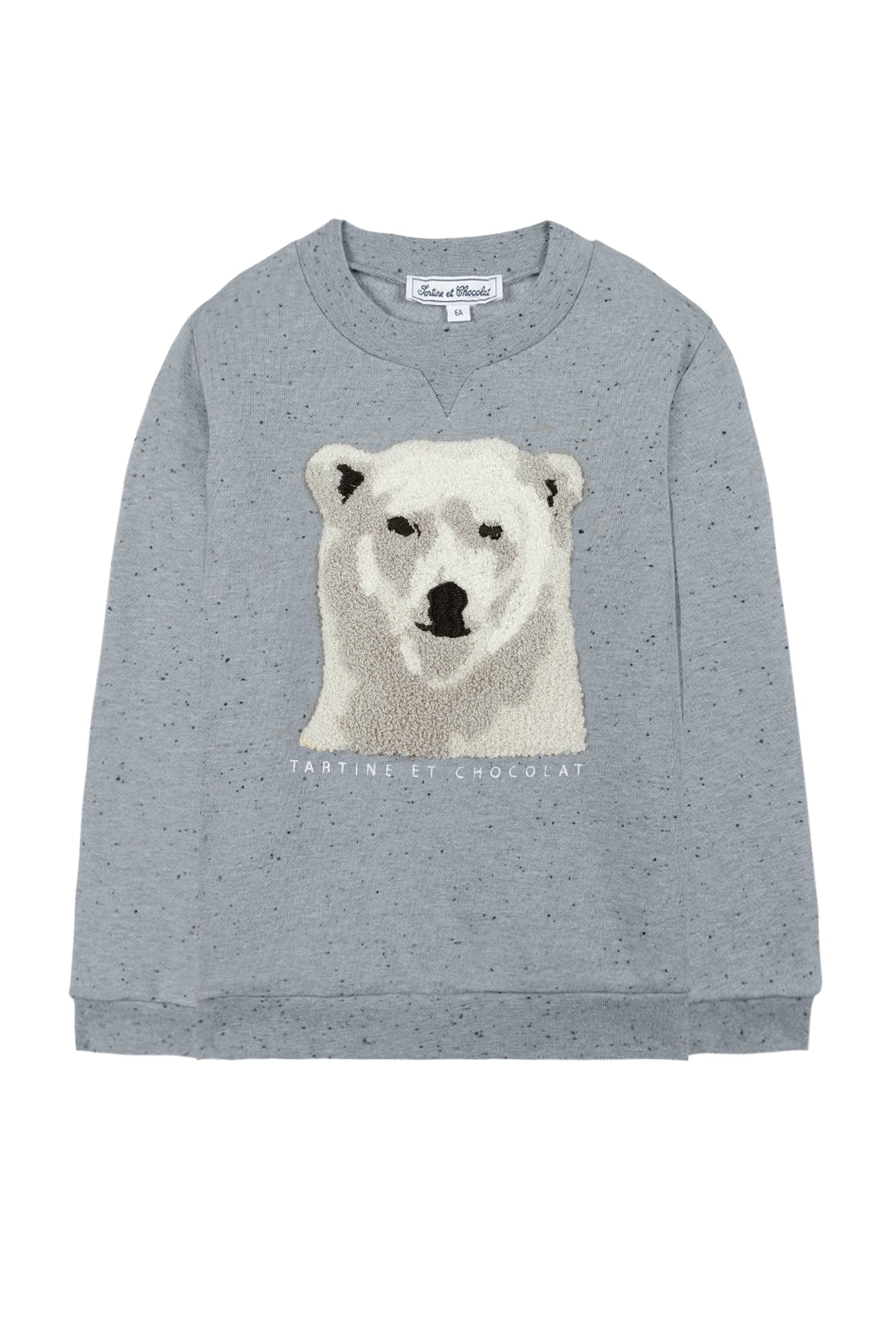 Felpa - Blu Grigioé Illustrazione lastrone di ghiaccio