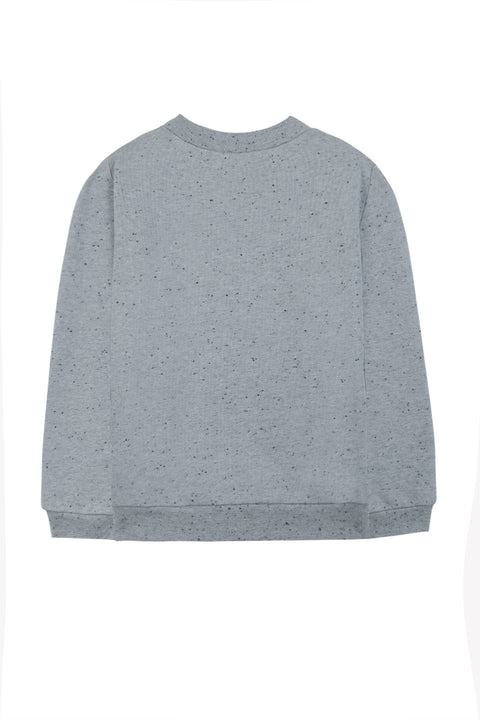 Sweatshirt - Blue Greye Illustration ice floe - Image principale